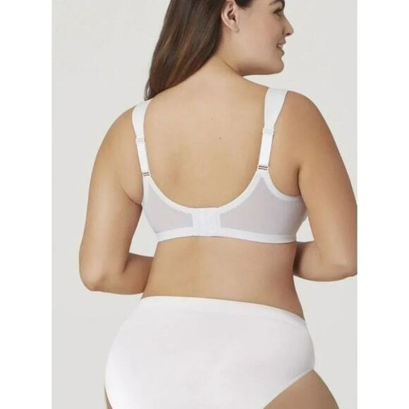 Glamorise MagicLift Seamless Support T Shirt Bra White 36F - Picture 10 of 10